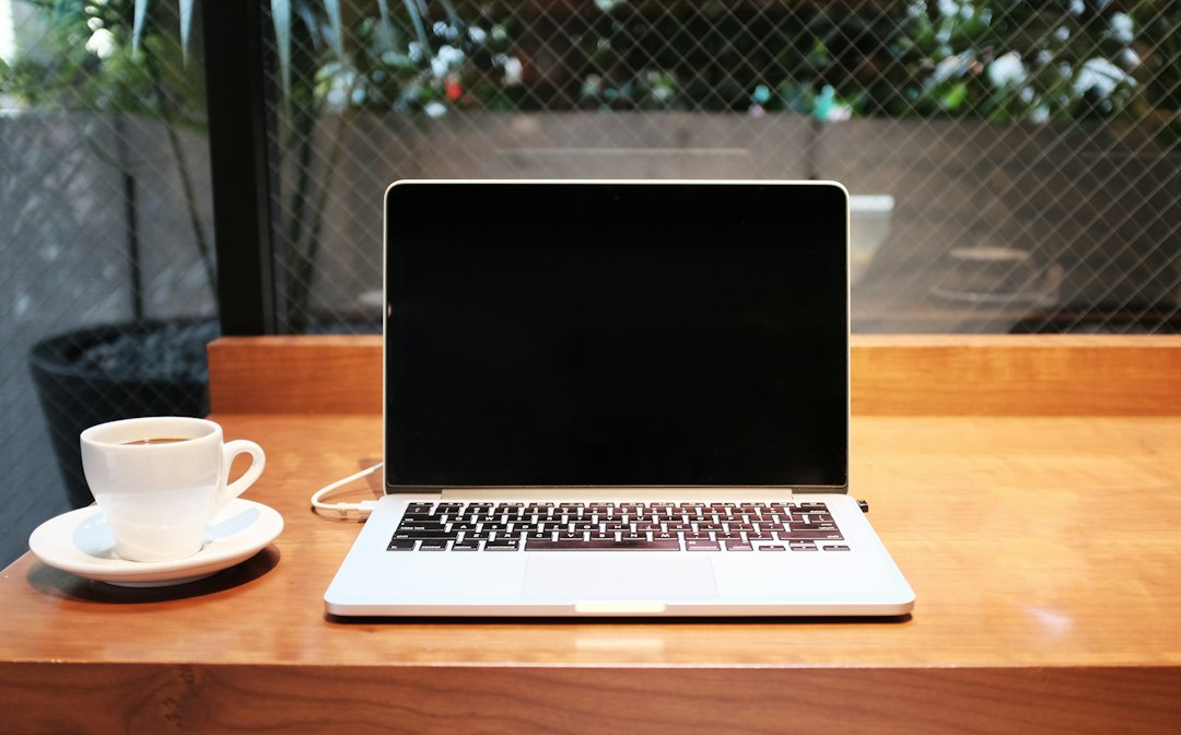 modern office laptop