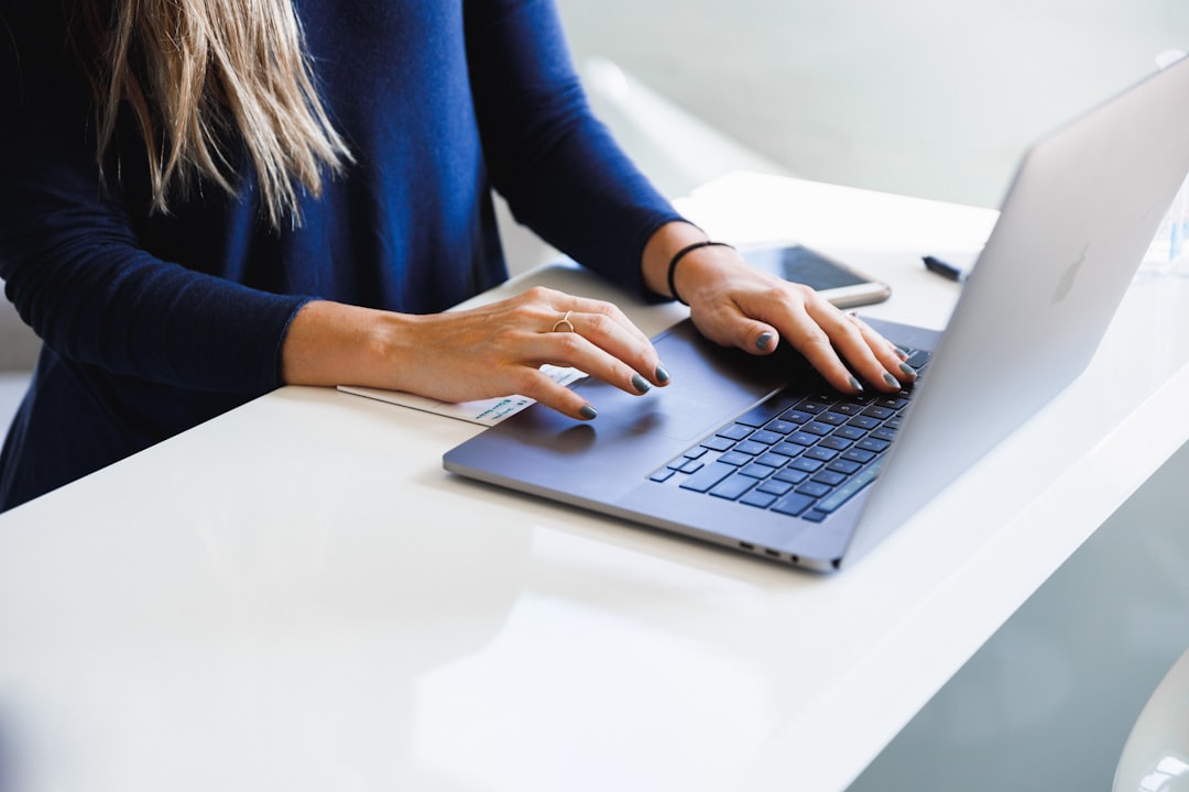 modern office laptop