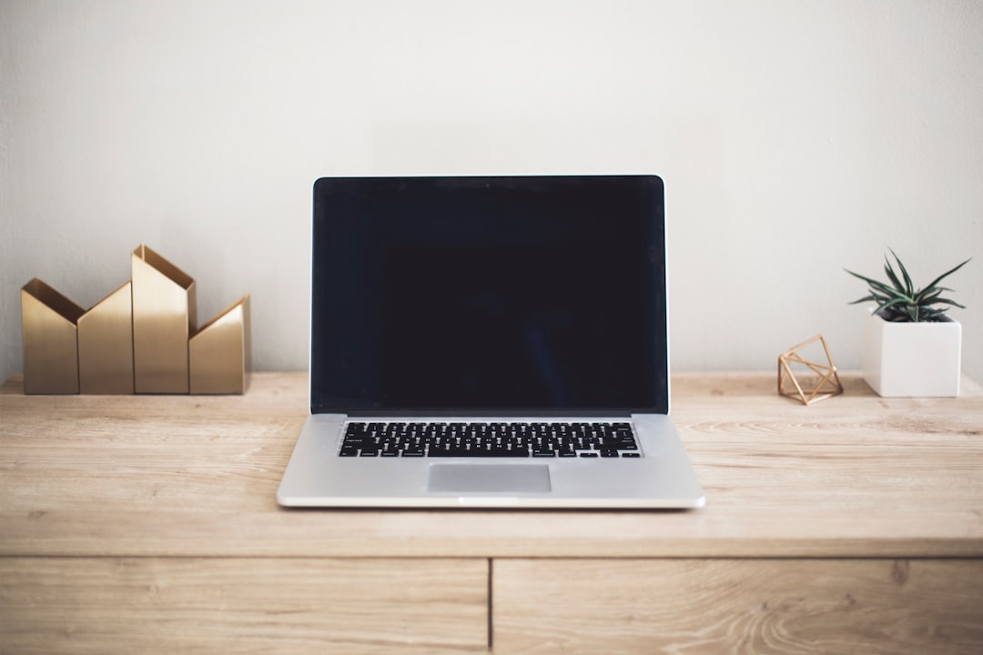 modern office laptop