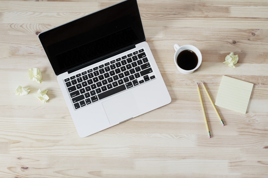 modern office laptop