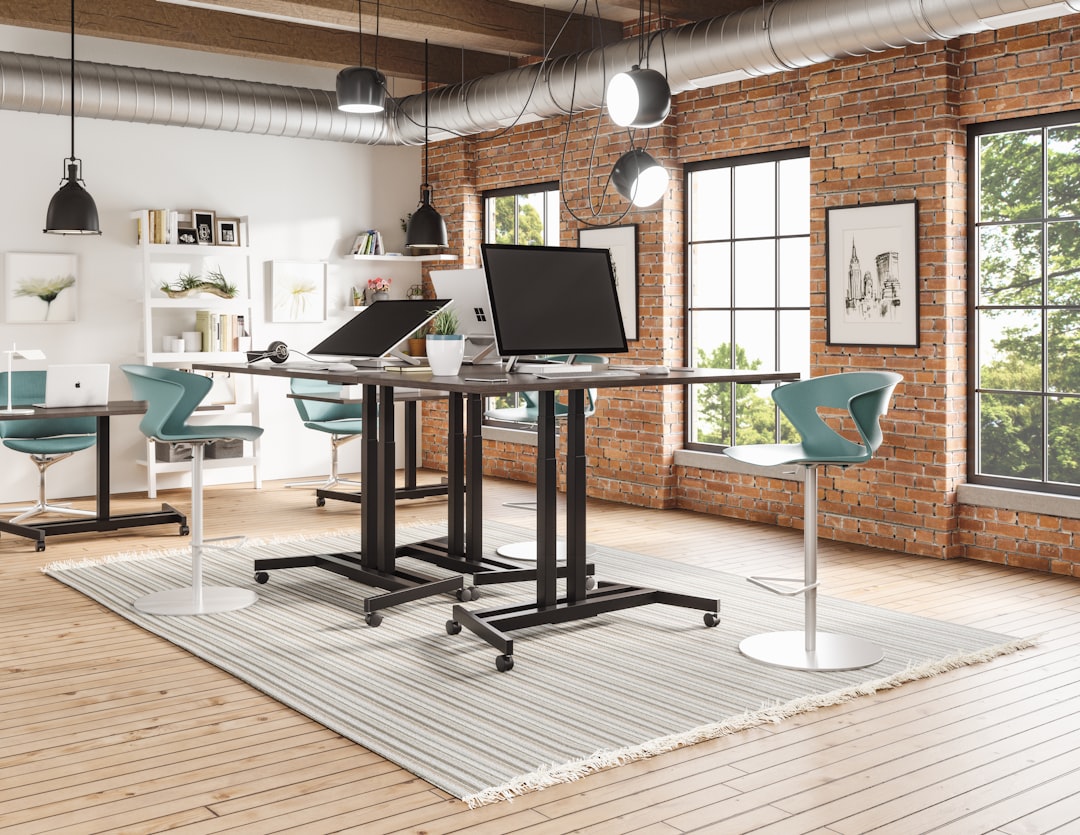 modern office laptop