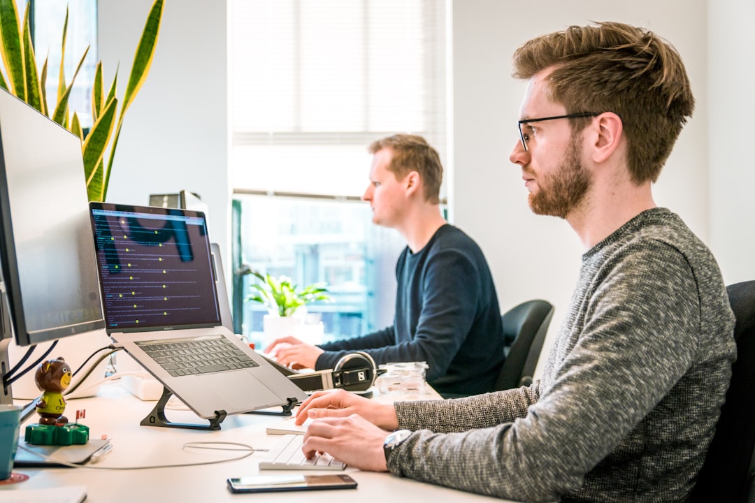 office team working